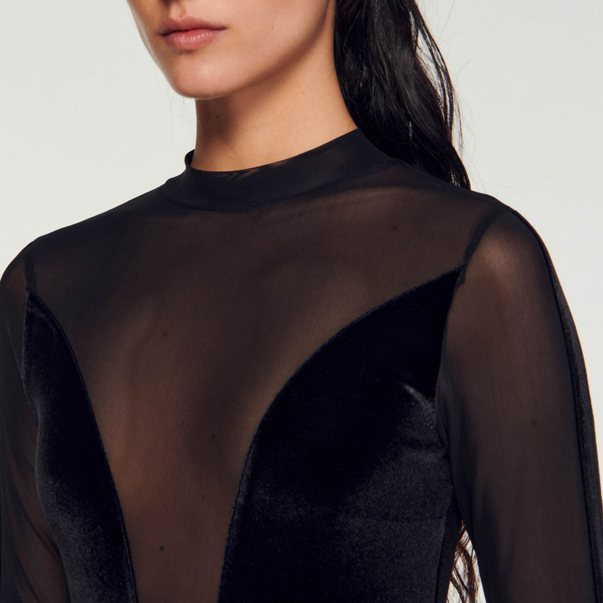 Velvet bodysuit