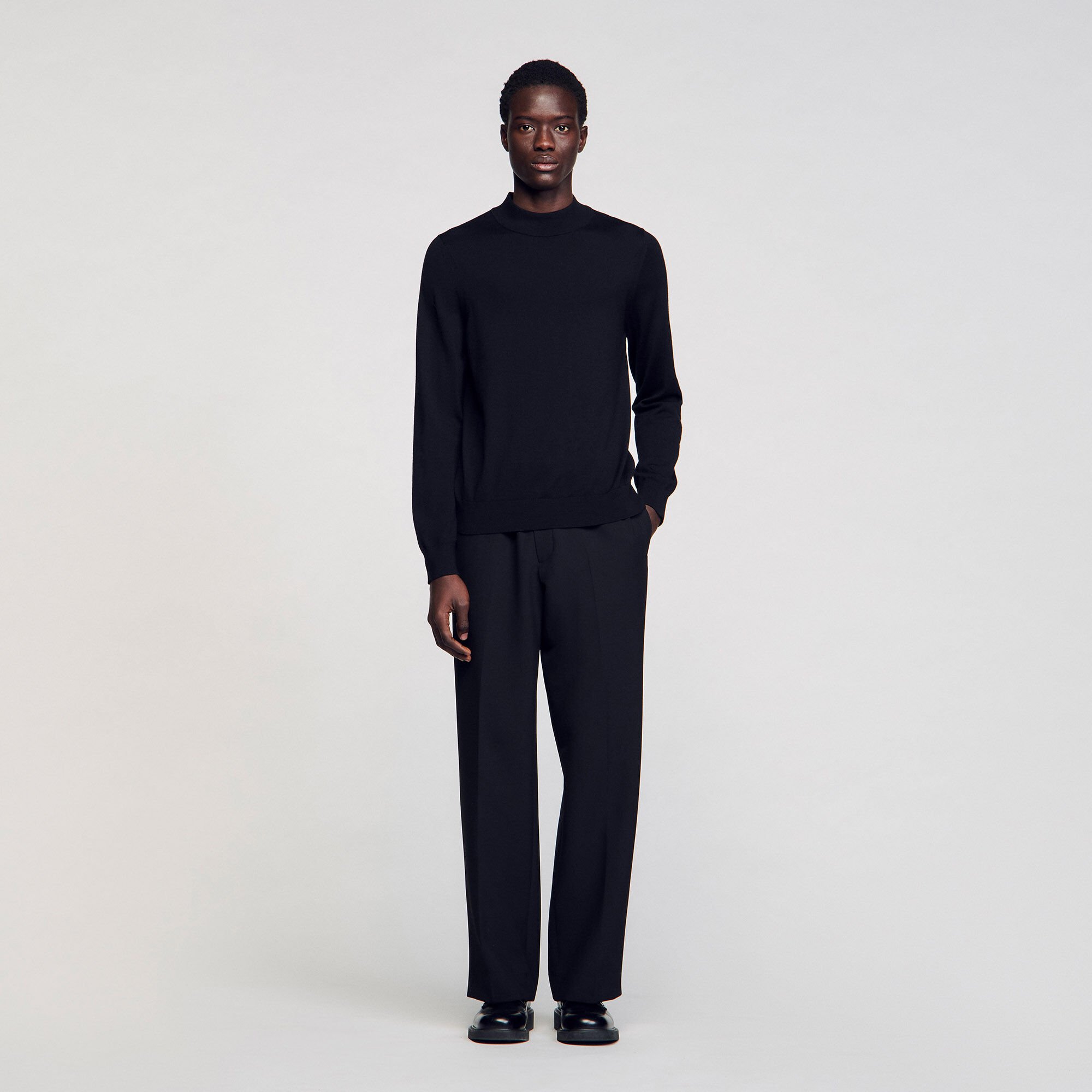 Mock neck sweater