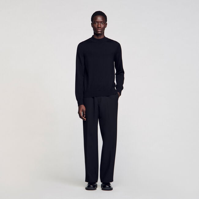 Mock neck sweater