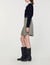 Short pleated skirt with rhinestones