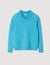 V-neck long-sleeve sweater