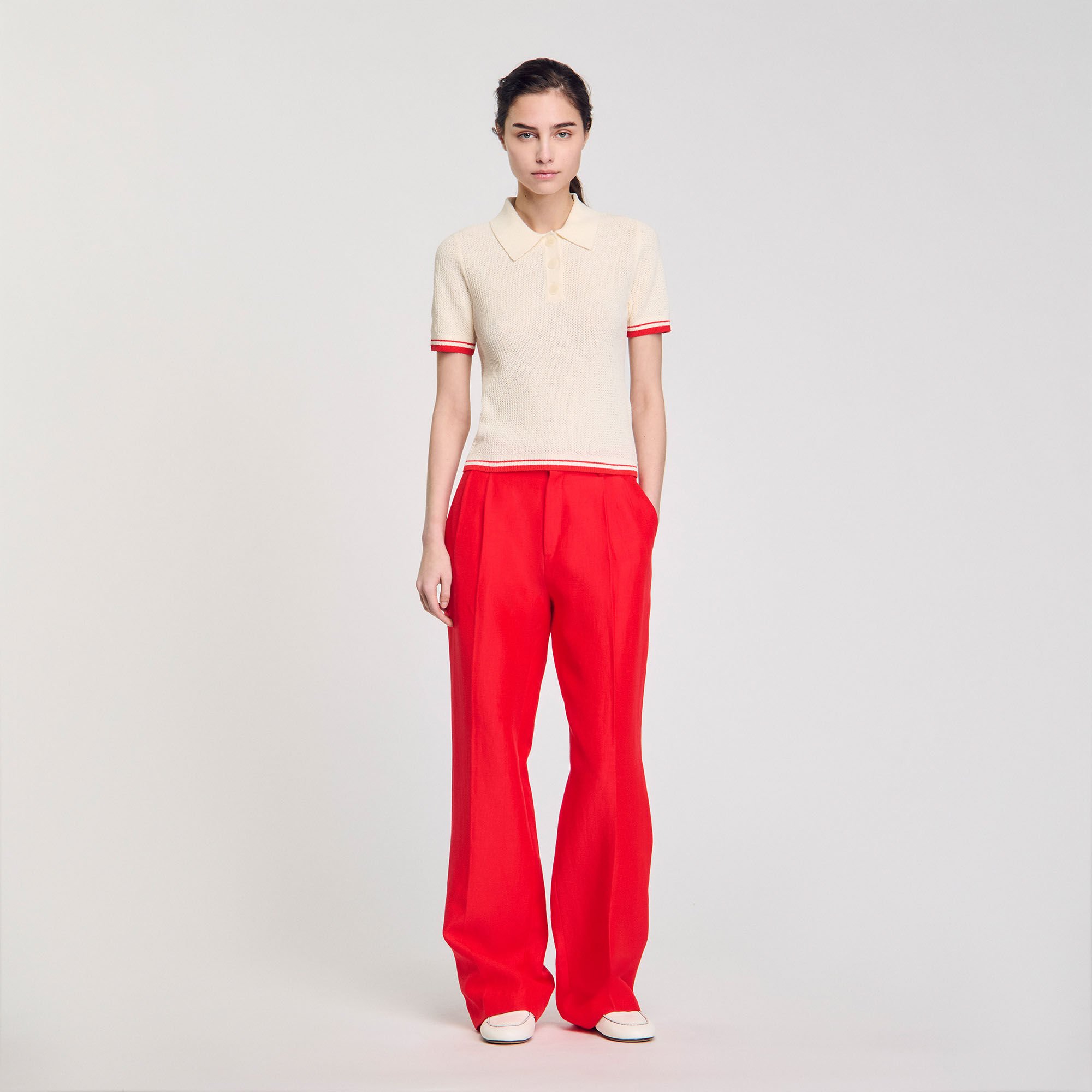 Polo-neck sweater