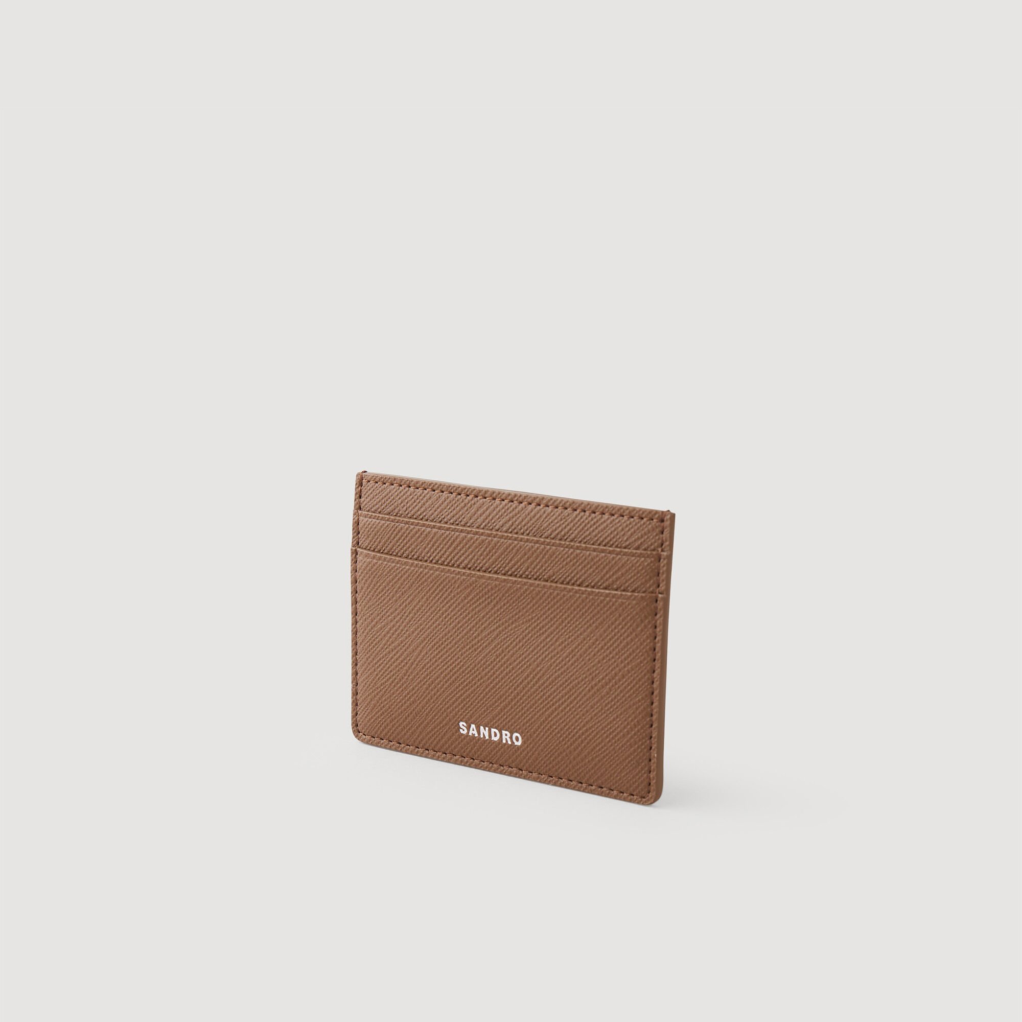 Reconstituted leather cardholder