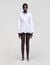 Short guipure skirt