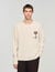 Wool sweater with flower detail