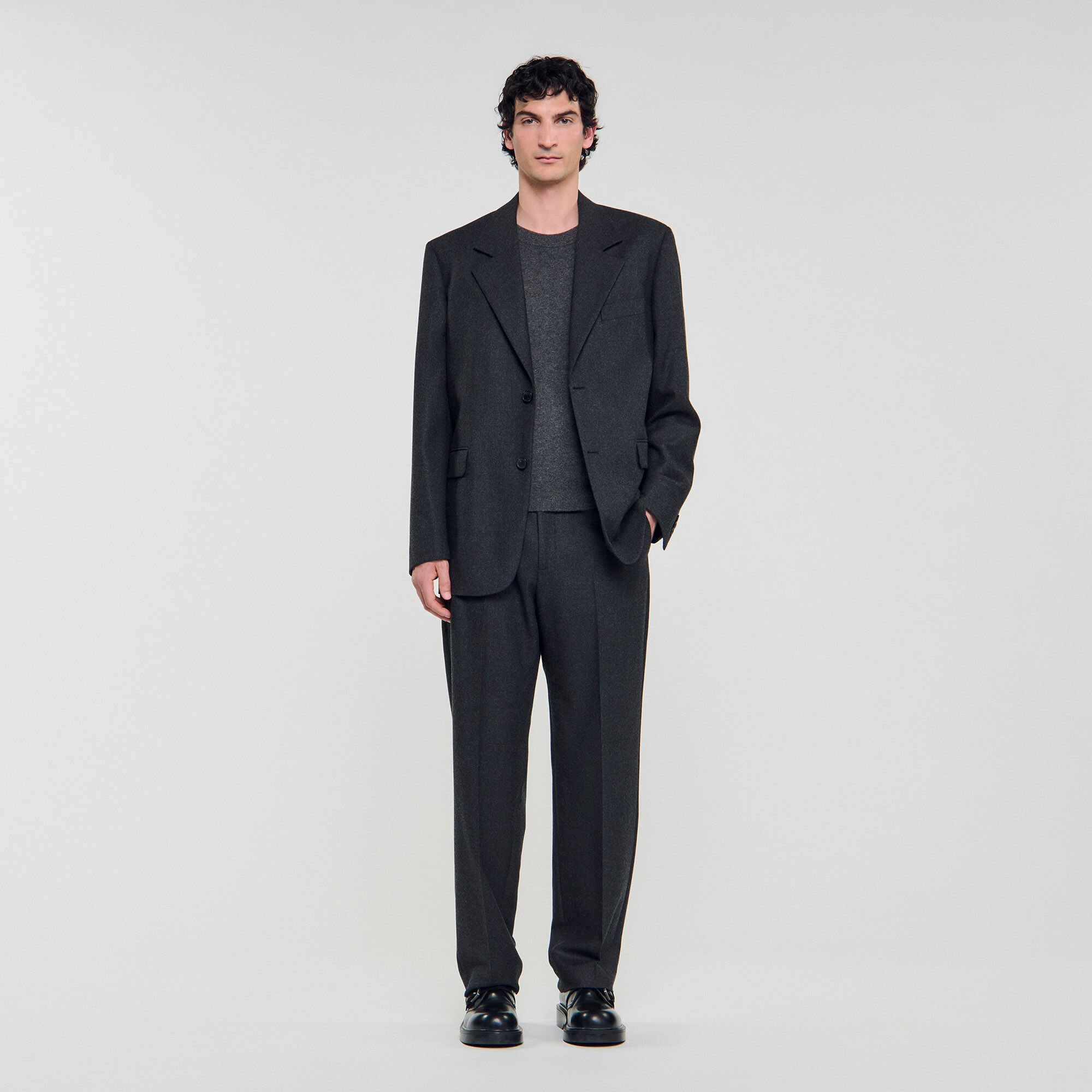 Wool suit jacket