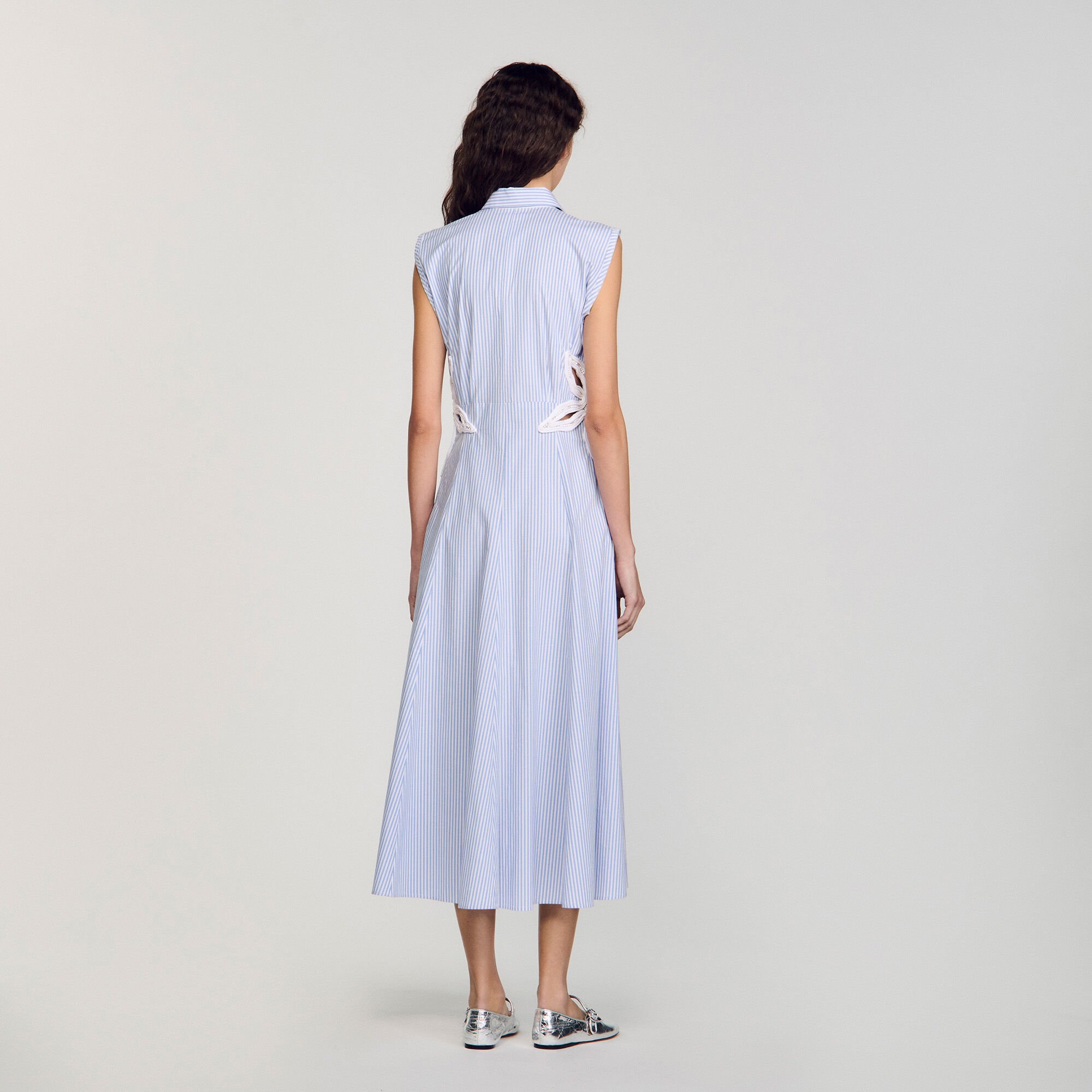 Striped Embroidered Dress Striped Embroidered Dress