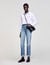 Cropped poplin shirt