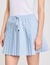 Short pleated rhinestone skirt