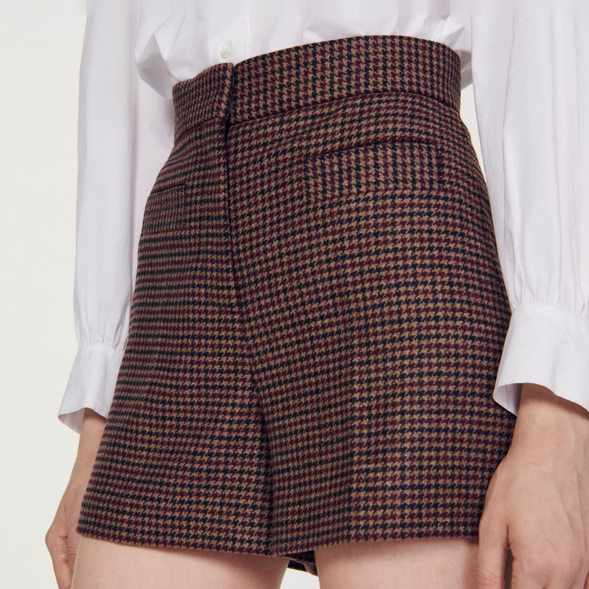 Houndstooth shorts 