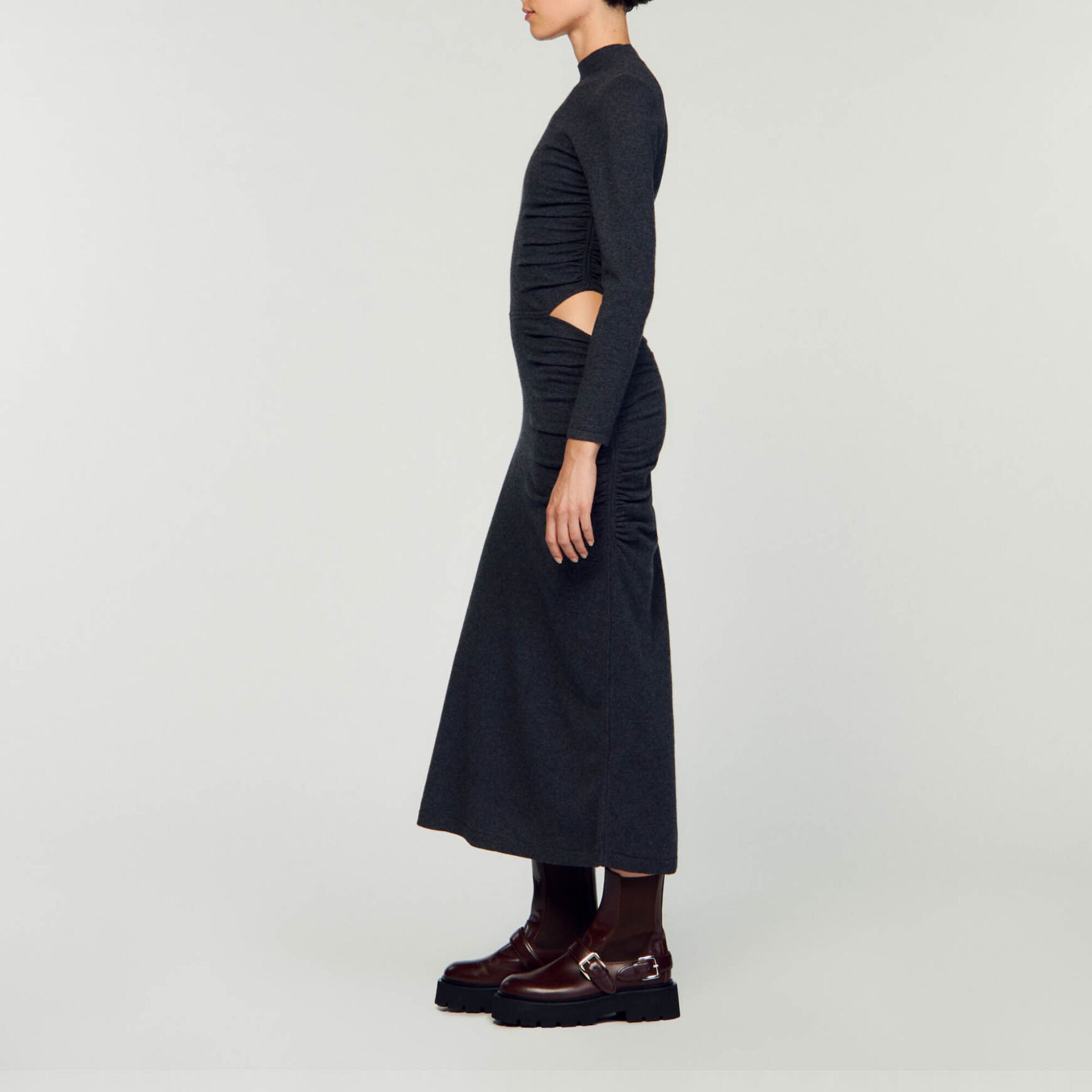 Knit maxi dress