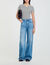 Stripy rhinestone T-shirt