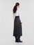 Long pleated skirt