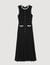 Maxi dress with crochet detailing