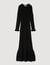 Rhinestone knit maxi dress
