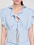 Rhinestone ruffle top