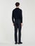 Elasticated straight-leg trousers