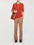 Terry knit polo shirt