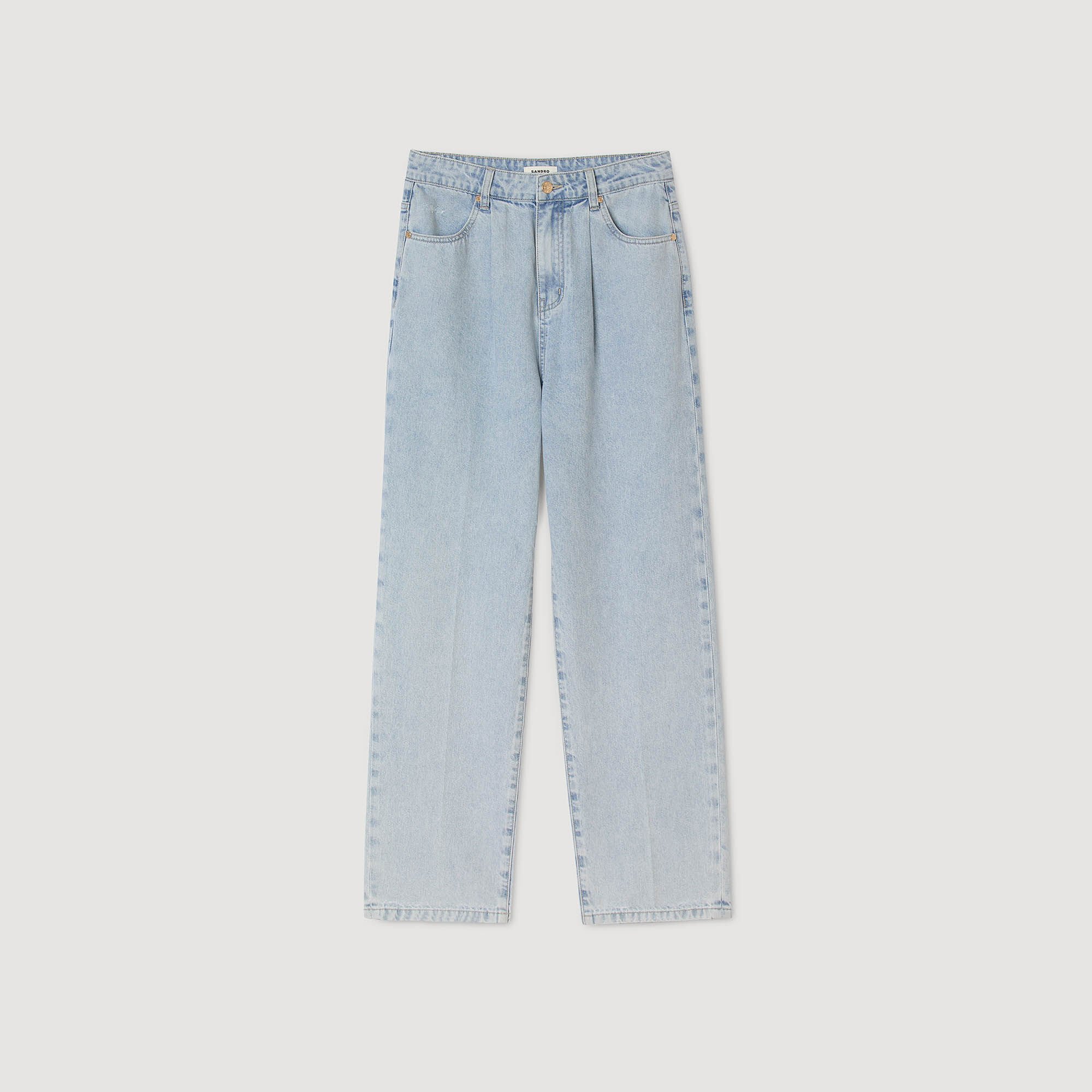 Straight-leg jeans
