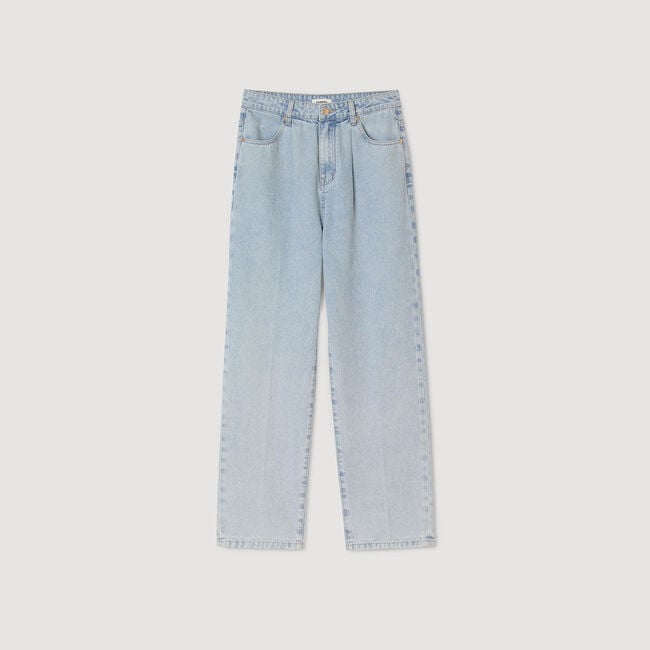 Straight-leg jeans