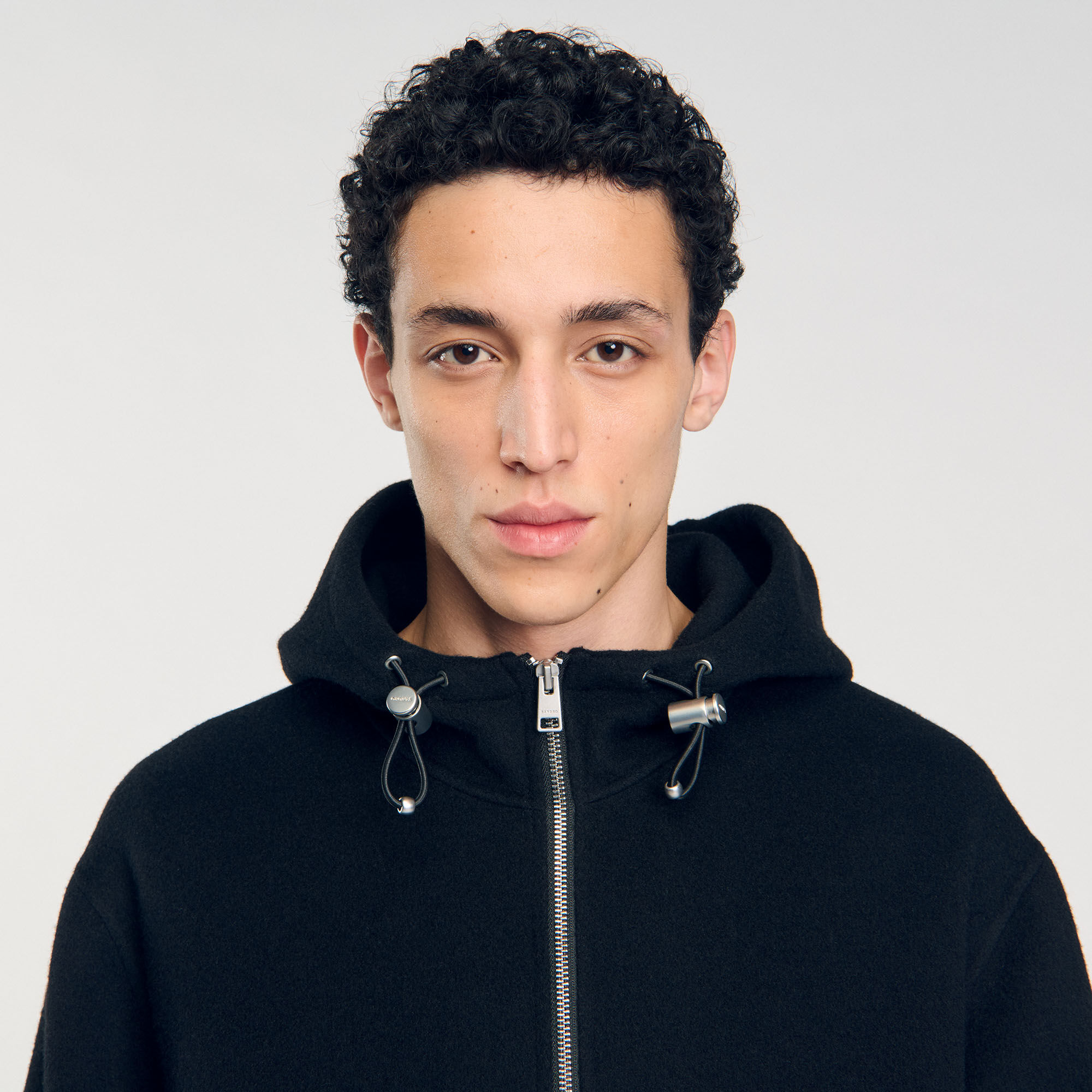 Hooded windbreaker