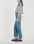 Cropped denim coatigan
