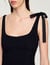 Dual-material mini dress