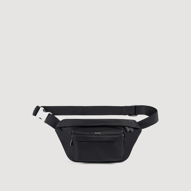 Technical fabric shoulder bag