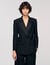 Tuxedo jacket with satin collar
