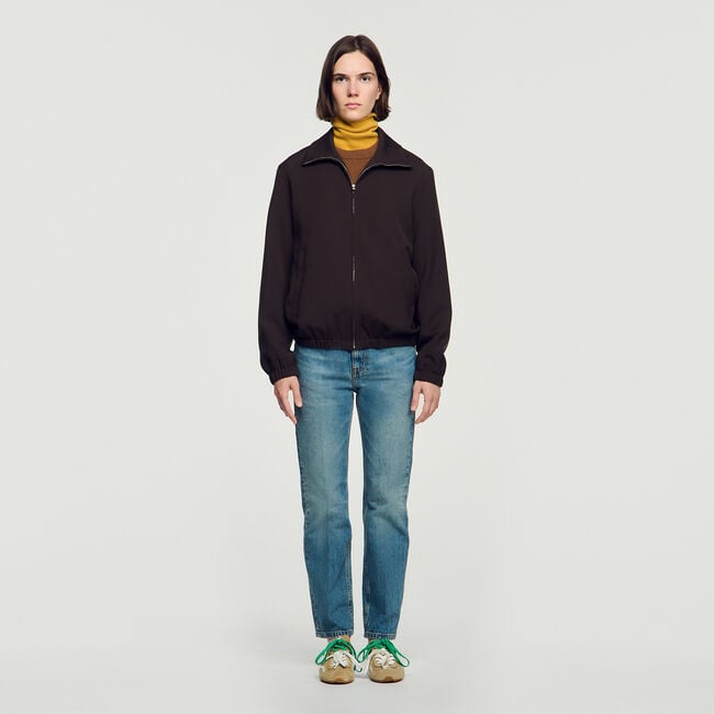 Wool zip-up jacket - Men | Sandro