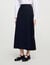 Curb chain buckle pleated skirt