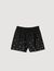 Rhinestone wide-leg shorts