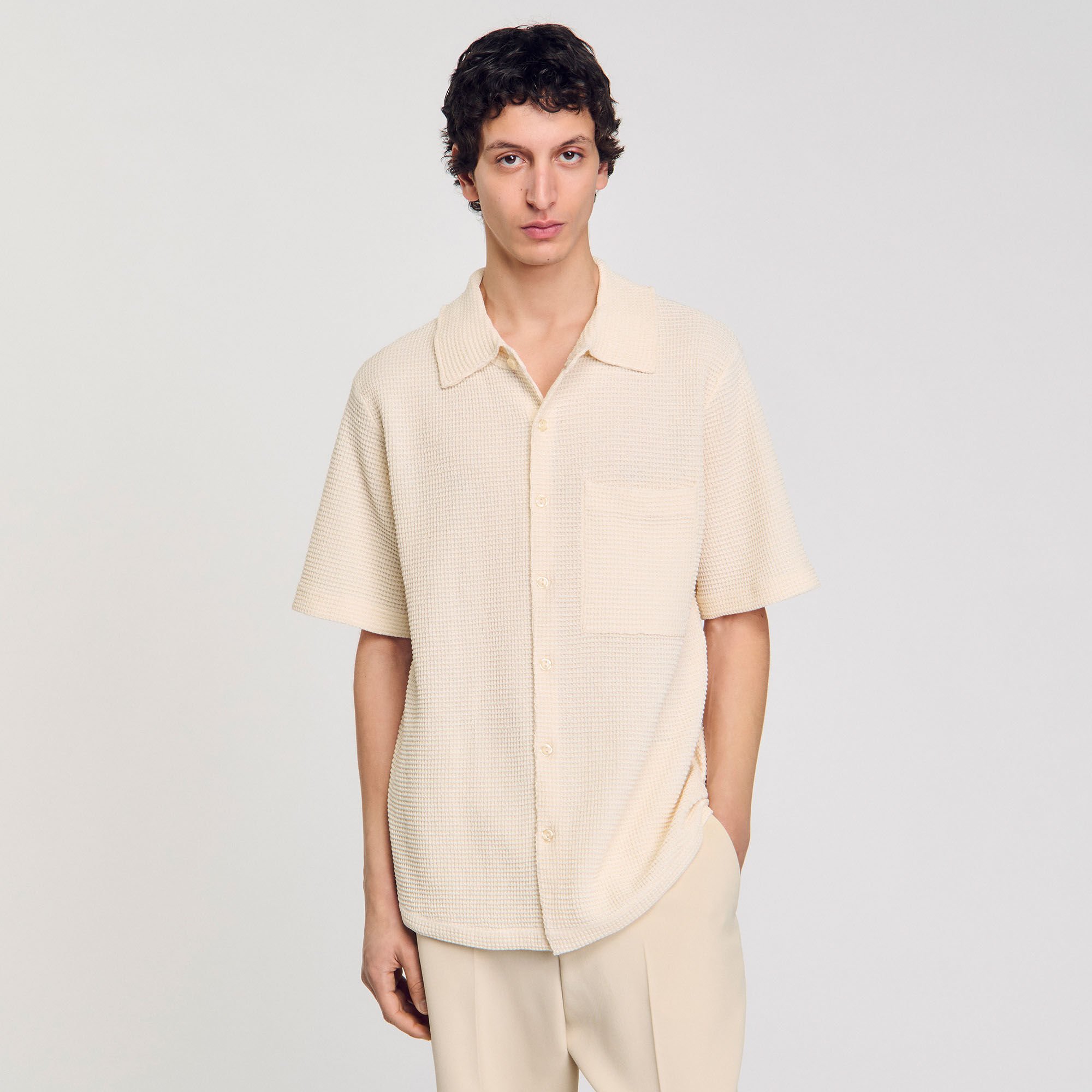 Waffled shirt