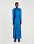 Satin-finish maxi dress