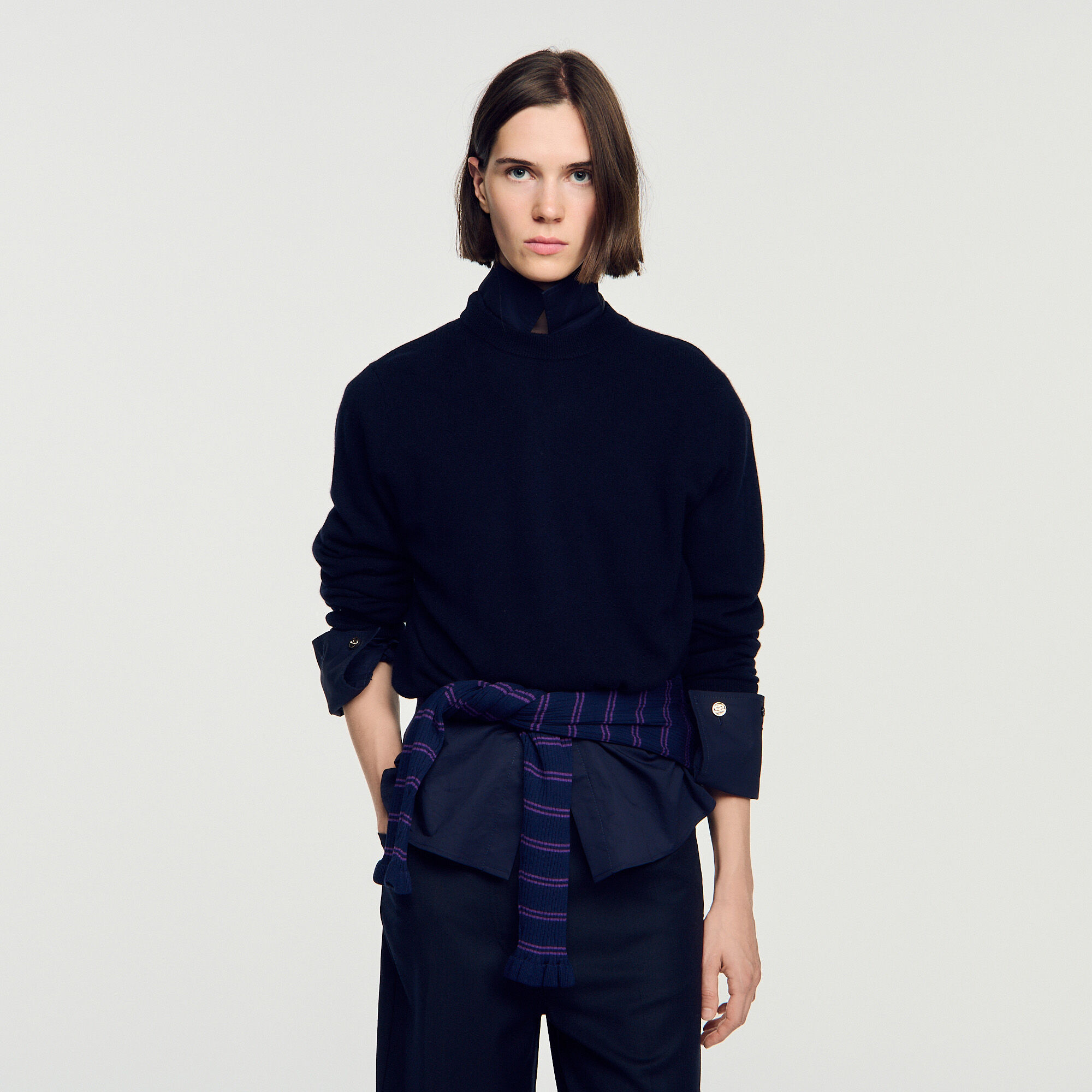 Cashmere crew neck sweater - Mixte | Sandro