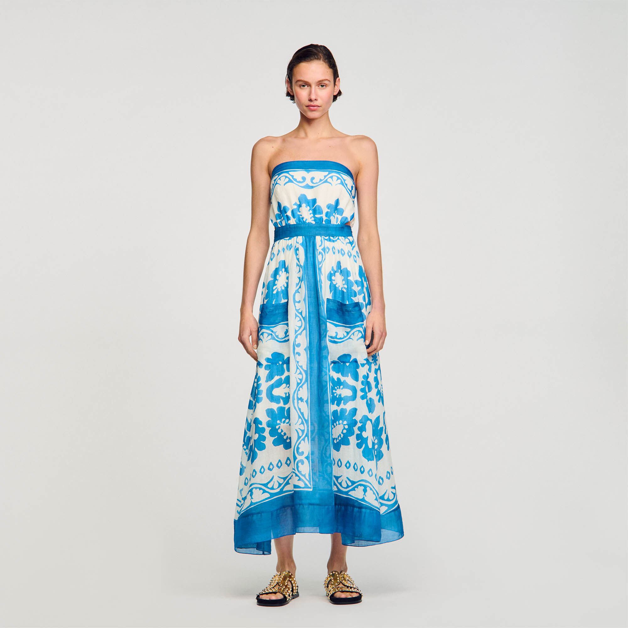 Robe sandro bleue 2025