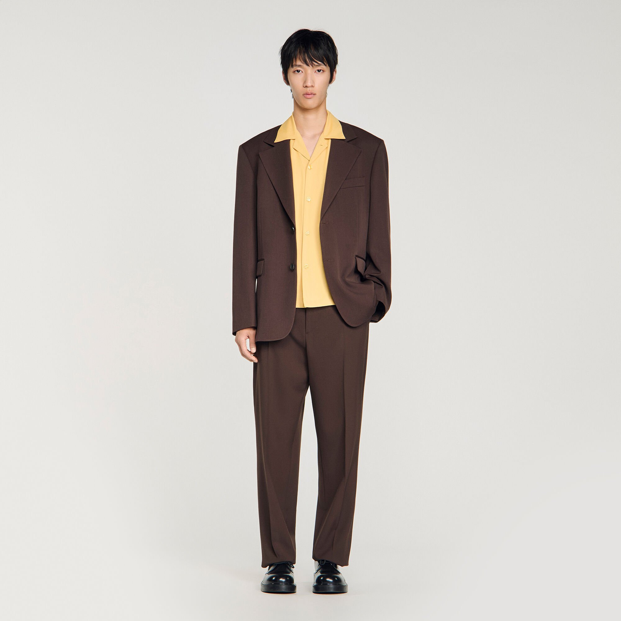 Oversized wool jacket