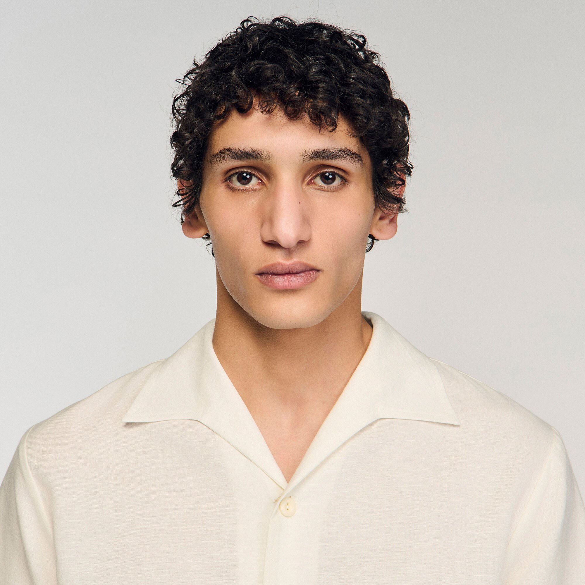 Cotton and linen shirt