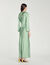 Long-sleeved maxi dress