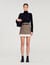 Mini skirt with removable belt
