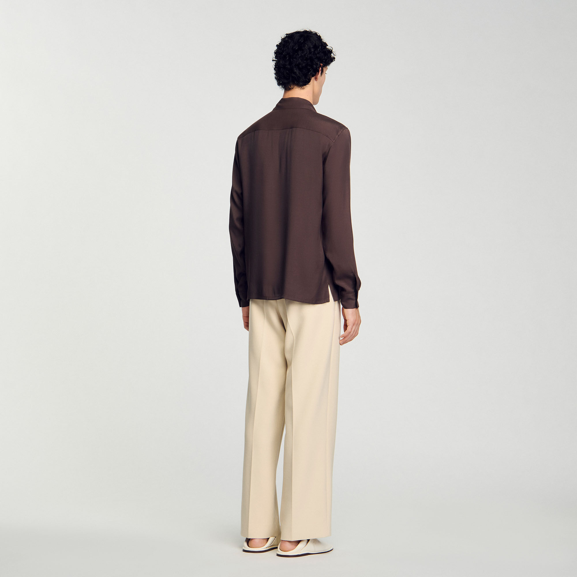 STRONG×SHOOP MOHAIR SHIRT BROWN M 本日発送 STRONG×SHOOP MOHAIR SHIRT BROWN M 本日発送