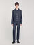 Square cross denim jacket