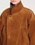 Oversized suede jacket