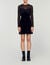 Velvet and rhinestone dress