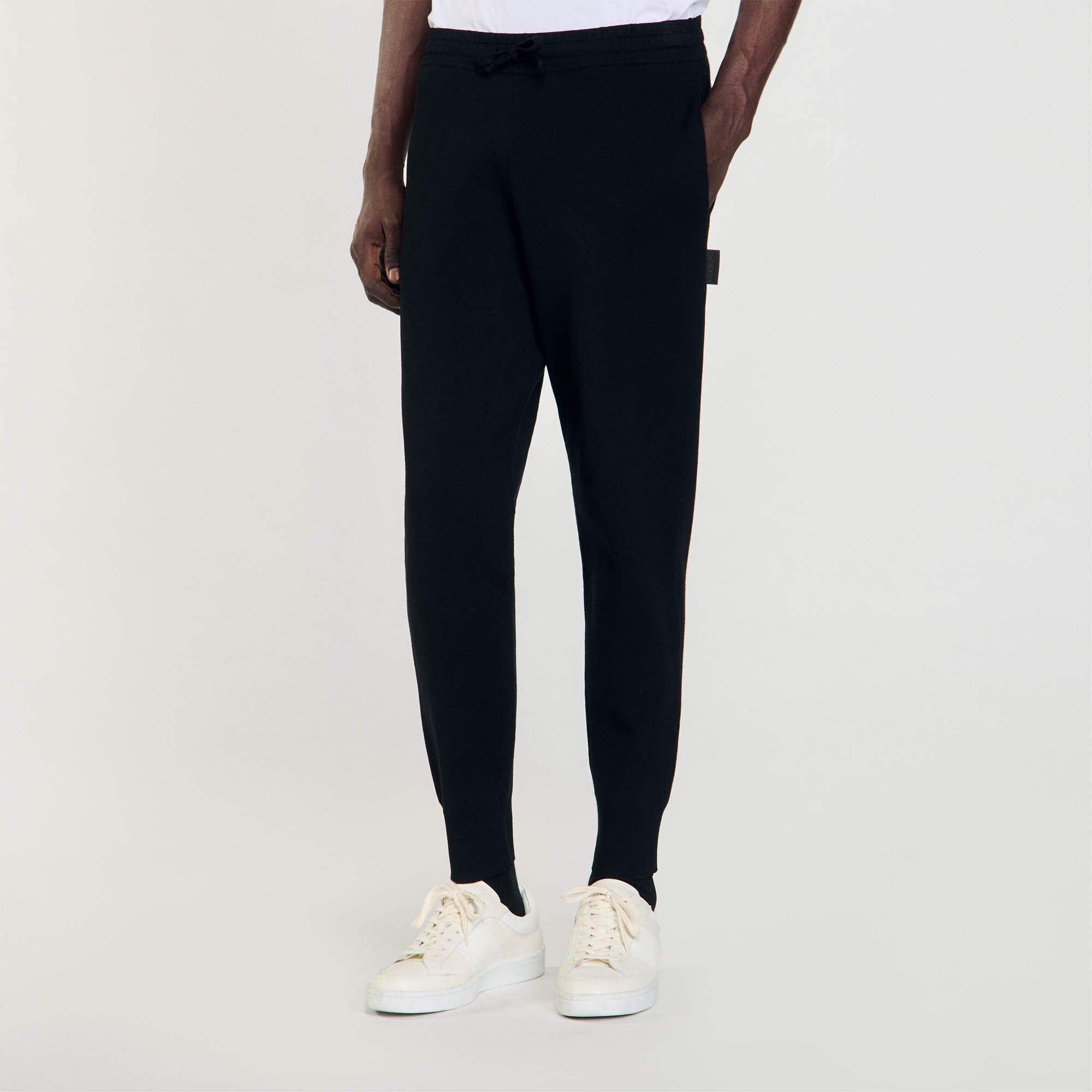Knit jogging bottoms