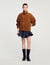 Oversized suede jacket