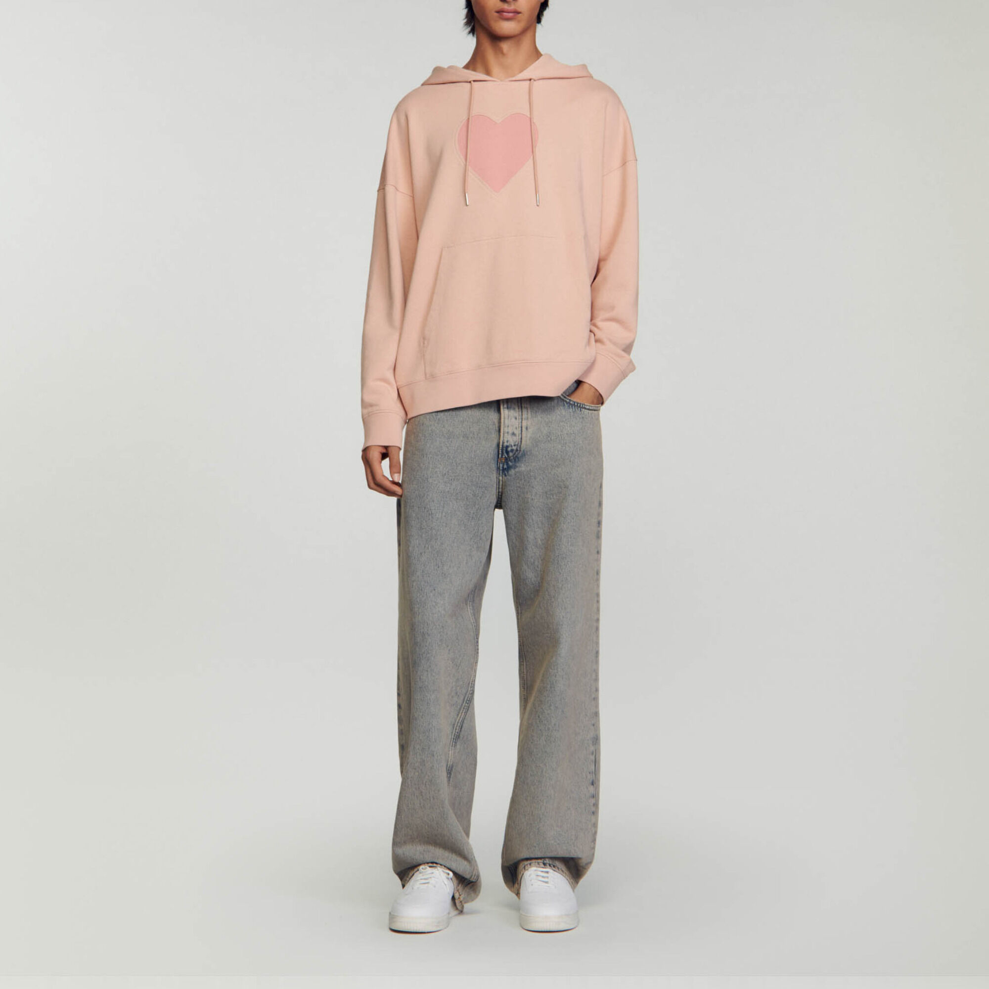 Sandro hoodie sale clearance