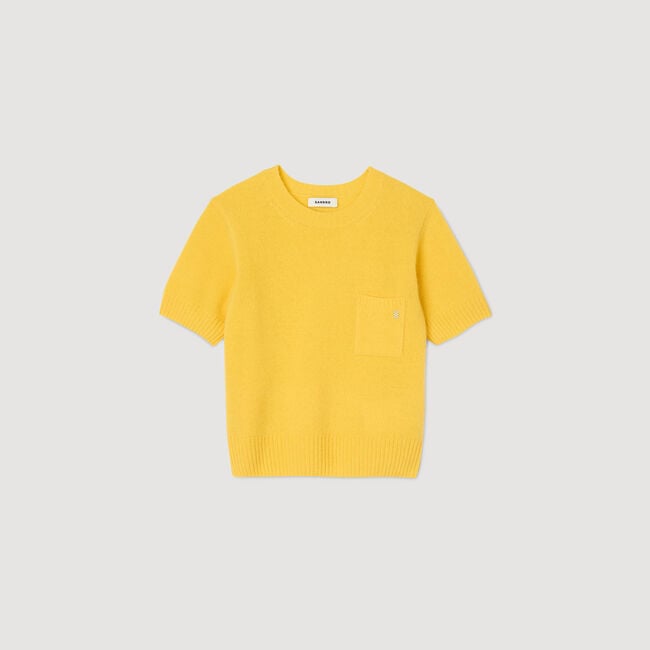 Short-sleeve sweater