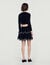 Velvet skater skirt with pearls - Women | Sandro