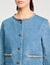 Rhinestone denim jacket